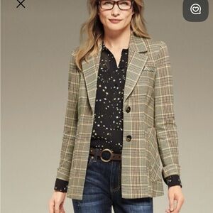 Cabi Plaid Blazer style #3548 size 4